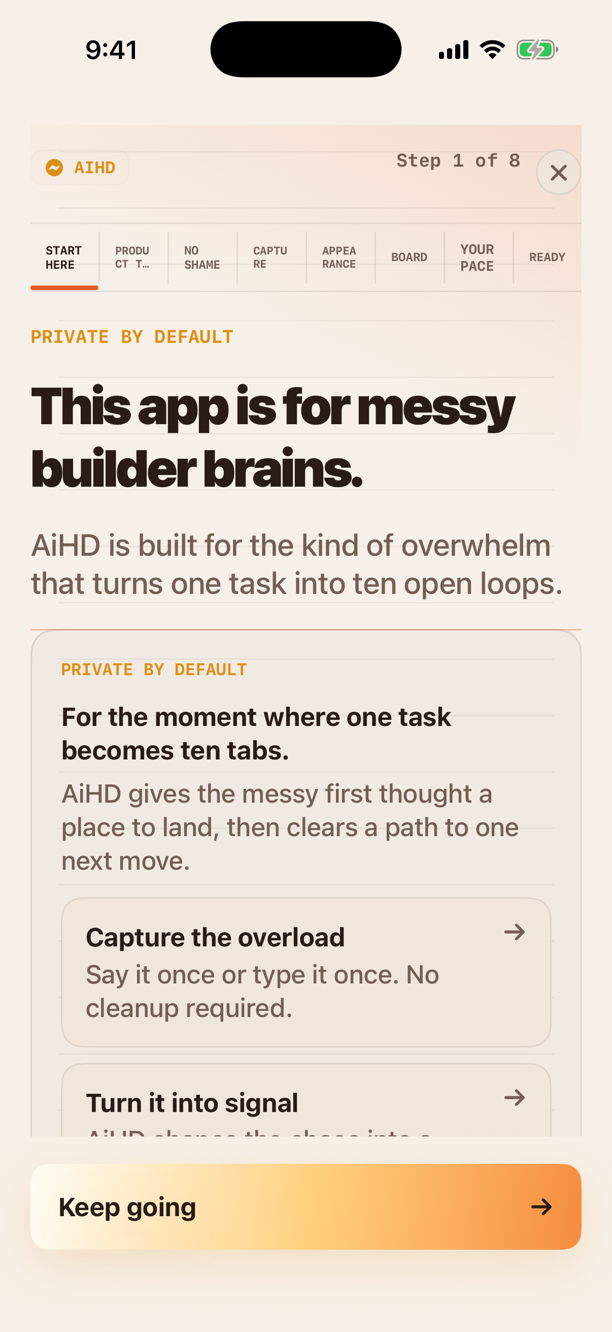 AiHD website hero screenshot